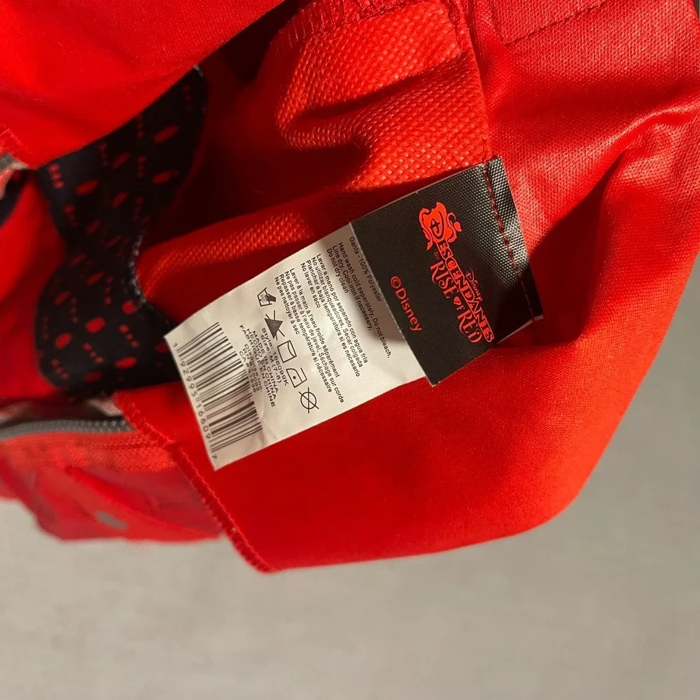 Disney Descendants‎ Rise of Red Costume Jacket Top Mesh Sleeves Heart Print NWOT